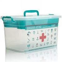 Футляр аптечный 10 л "Домашний доктор" с вкладышем 355*235*190