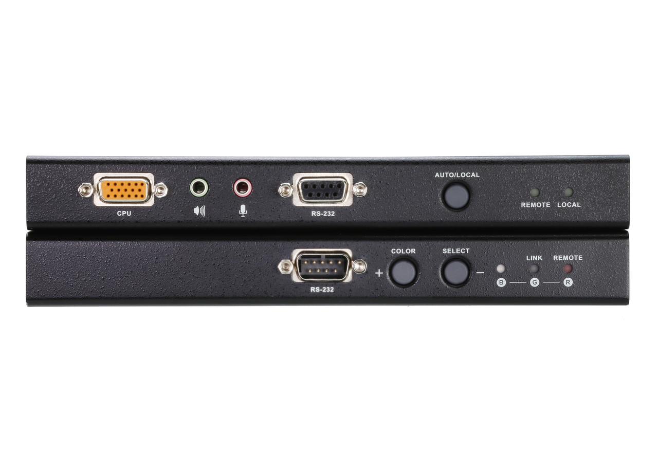USB, VGA, аудио, КВМ-удлинитель по кабелю Cat 5 с поддержкой Deskew (1280x1024@300м) CE770 ATEN - фото 2 - id-p108178937