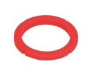Кольцо уплотнительное группы MARZOCCO (красный силикон) 6.1/8мм, фото 1