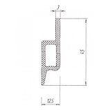 Уплотнитель пороговый на печи Муссон-Ротор, Восход, фото 2
