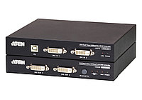 USB, DVI, КВМ-удлинитель c поддержкой Dual View и HDBaseT 2.0 (1920 x 1200 @100 м) CE624 ATEN