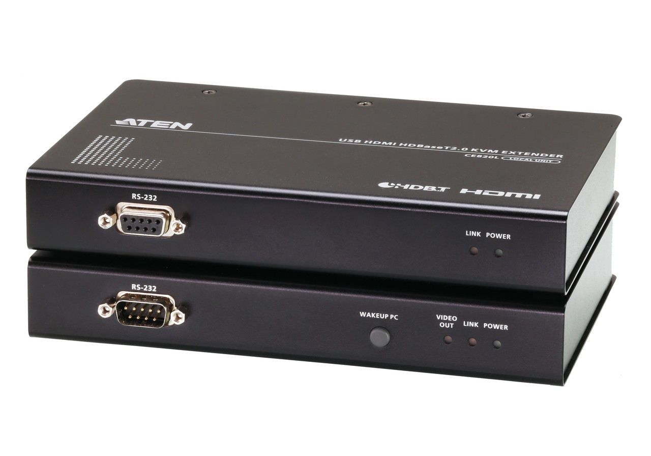 USB, HDMI, КВМ-удлинитель с поддержкой HDBaseT 2.0 (4K@100м) CE820 ATEN - фото 1 - id-p108185616