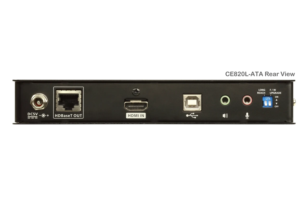 USB, HDMI, КВМ-удлинитель с поддержкой HDBaseT 2.0 (4K@100м) CE820 ATEN - фото 3 - id-p108185616