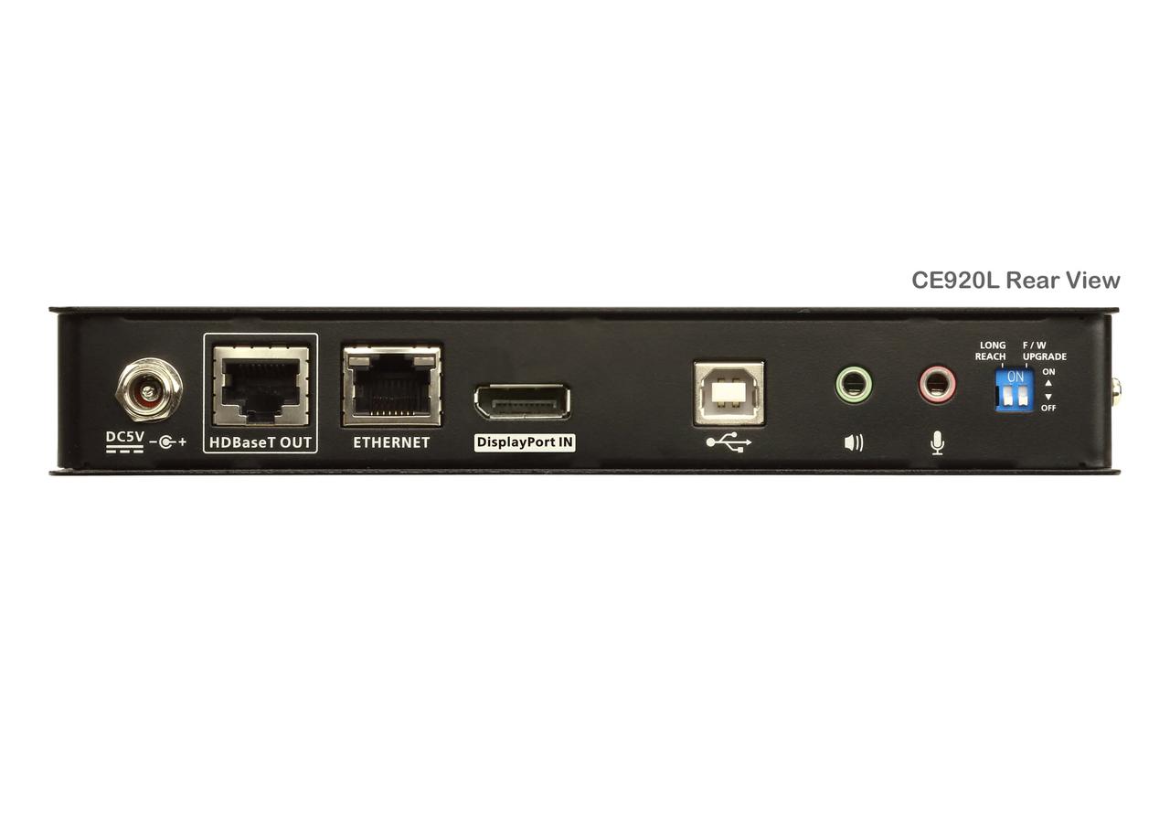 USB, DisplayPort, КВМ-удлинитель с поддержкой HDBaseT 2.0 (4K@100м) (локальный модуль) CE920L ATEN - фото 2 - id-p108186507