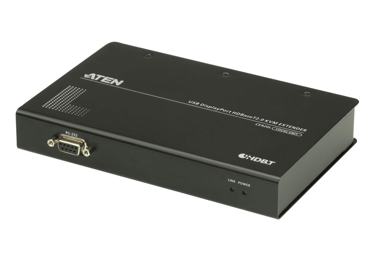 USB, DisplayPort, КВМ-удлинитель с поддержкой HDBaseT™ 2.0 (4K@100) (удаленный модуль)  CE920R ATEN