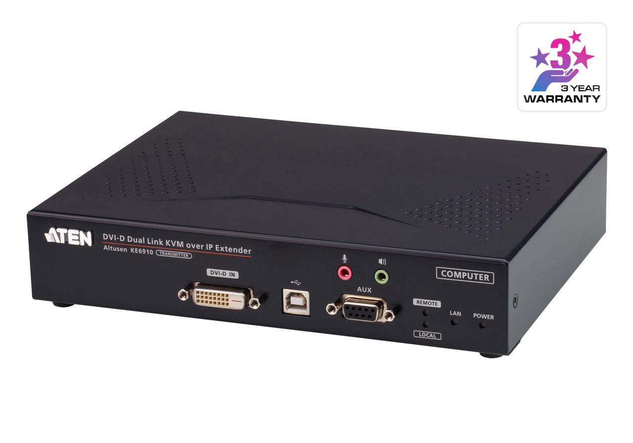 2K DVI-D Dual Link KVM-удлинитель с доступом по IP KE6910T (передатчик) KE6910T ATEN