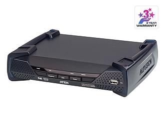 2K DVI-D Dual Link KVM-удлинитель с доступом по IP и поддержкой PoE (приемник)  KE6912R ATEN