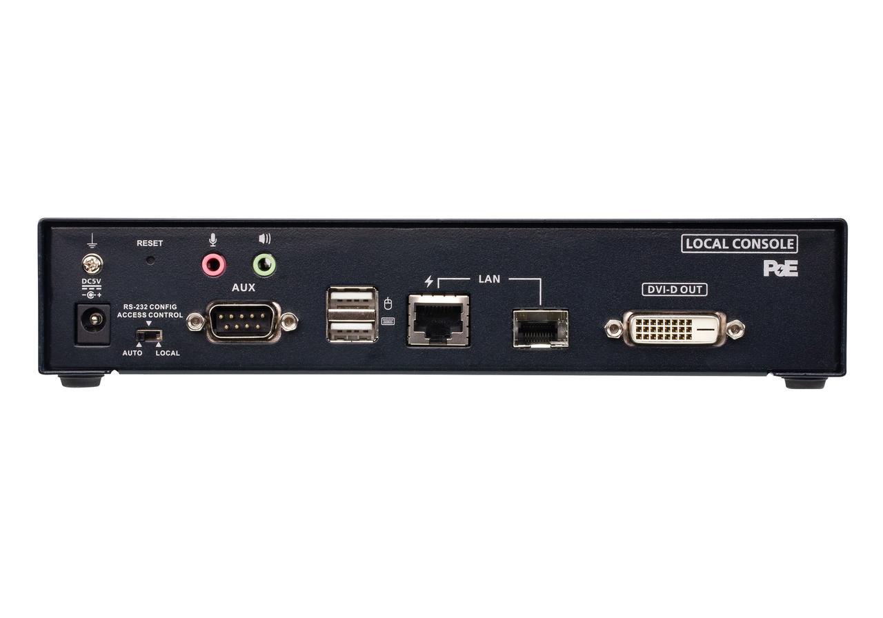 2K DVI-D Dual Link KVM-удлинитель с доступом по IP и поддержкой PoE (передатчик) KE6912T ATEN - фото 3 - id-p108186960