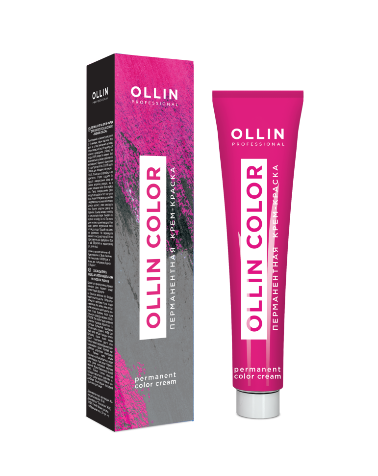 OLLIN 3/0 COLOR крем-краска темный шатен 100мл - фото 2 - id-p108192643
