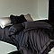 Комплект однотонного постельного белья из тенселя и сатина с вышивкой, фото 6