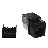 Shelbi SKJ-45-5E-B Розеточный модуль 5е UTP 1xRJ45 Keystone jack,черный