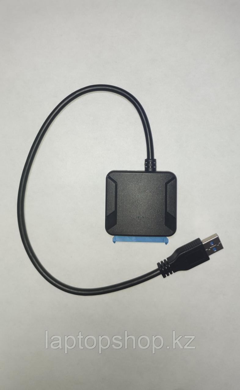 Адаптер USB 3.0 to SATA Adapter  c блоком питания 220V, для 3.5 дисков (2.5/3.5 Inch External SSD HDD), фото 1