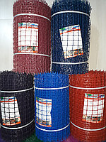 Сетка пластиковая для ограждения, заборная полимерная рабица