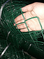 Сетка пластиковая для ограждения, заборная полимерная рабица