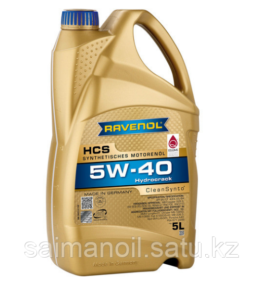 Моторное масло Ravenol 5-40 HCS 5 л - фото 1 - id-p107632286