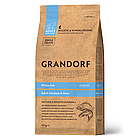 851027 GRANDORF White Fish Adult Medium & Maxi - белая рыба с бурым рисом для средних, крупных соба, уп.10 кг.
