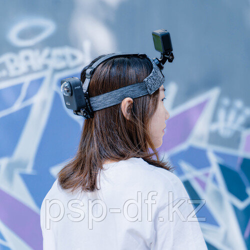 Крепление на голову TELESIN Head Strap with Dual Action Camera Mounts - фото 2 - id-p108195230