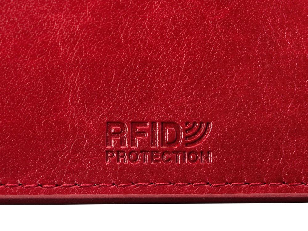 Картхолдер для 6 пластиковых карт с RFID-защитой Fabrizio, красный - фото 7 - id-p108195517