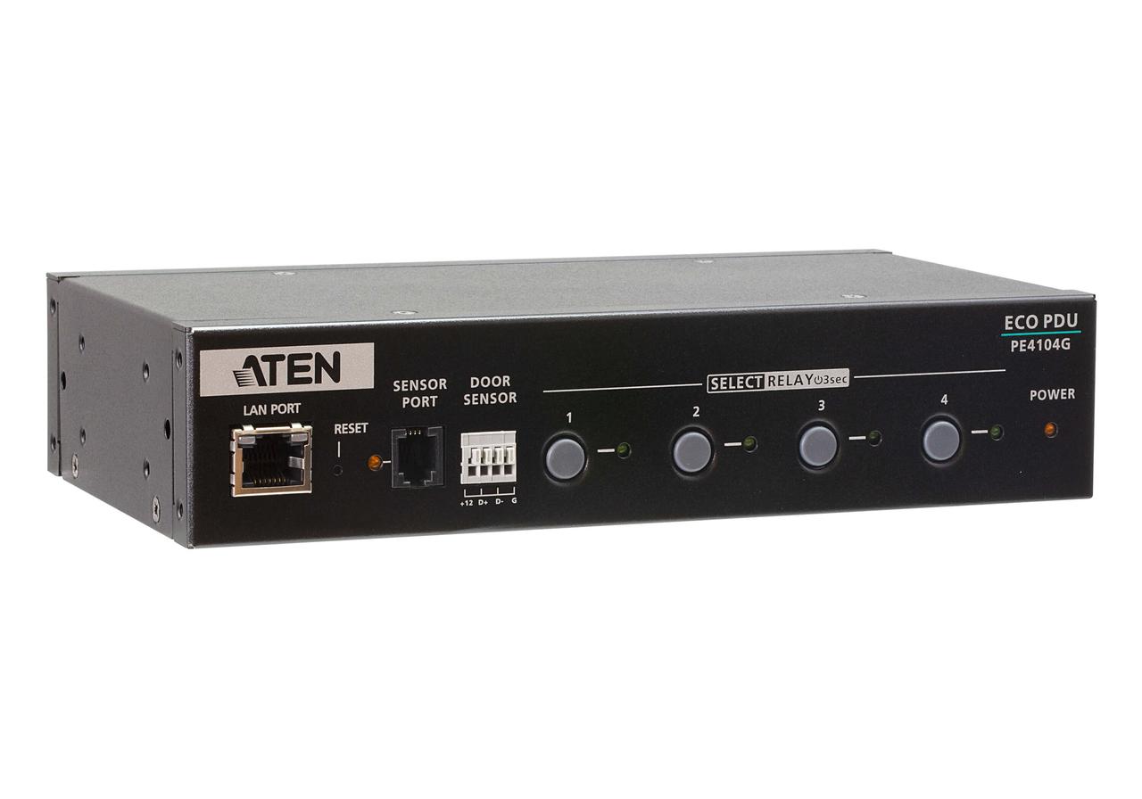 10A 4-розеточный блок с управлением по IP-подключению (IEC-320 C13) 100-240 VAC PE4104G ATEN - фото 4 - id-p108197208