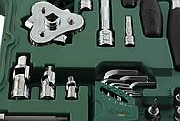 Набор головок с принадлежностями (128 предм.), SATA ST09014A, инструмент комплект, набор ключей и головок, фото 7
