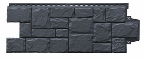 Фасадные панели Графит 982х390 мм (0,376 м2) Крупный камень серия Стандарт Grand Line