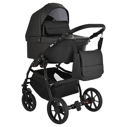 Коляска 2 в 1 Pituso Nino Кожа Black (id 108198444)
