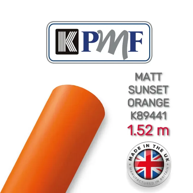Виниловая пленка KPMF K89441 MATT SUNSET ORANGE - фото 1 - id-p108198472