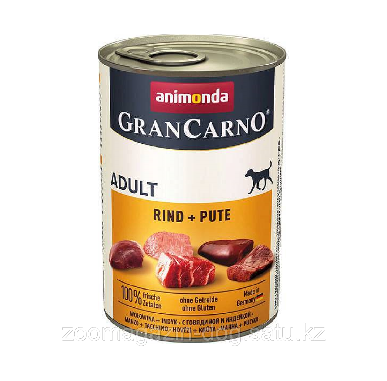 Animonda GranCarno ADULT для собак с говядиной и индейкой, 400гр