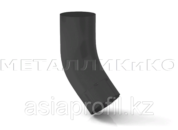 Колено штампованное трубы 100; Оц 0.50 (RAL 7024) п/о