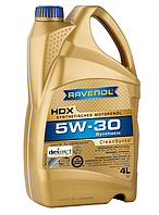 Моторное масло RAVENOL HDX 5W30 4л