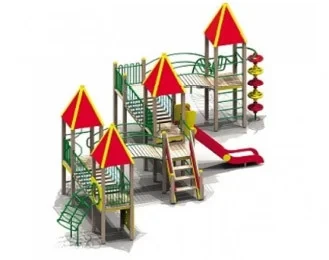 Детский игровой комплекс (9,740 м х 8,910 м х 4,320 м) - фото 1 - id-p108201998