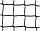 Сетка заградительная ячейка 100х100 мм, толщина 2.2 мм белая/черная, фото 2