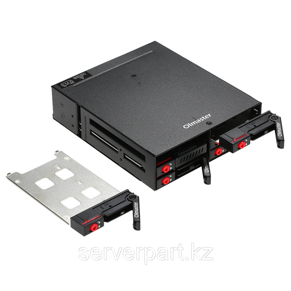 Корзина Olmaster Mobile rack 6 x 2.5 hot swap SSD/HDD SATA 6Gb/s, 1 x 5.25 bay enclosure cooling fan