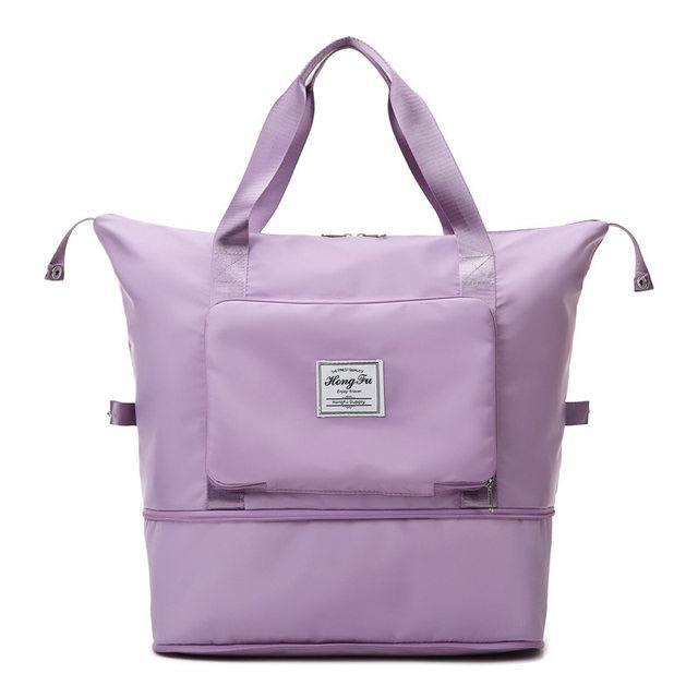 Женская спортивная сумка с карманом фиолетовый - фото 1 - id-p108209214