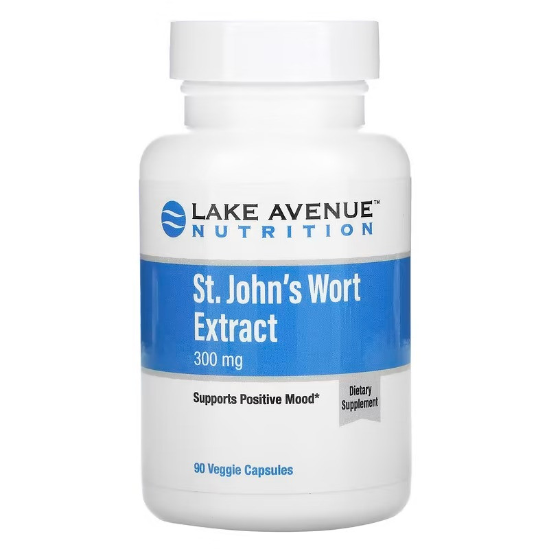 Lake Avenue Nutrition, экстракт зверобоя, 300 мг, 90 растительных капсул