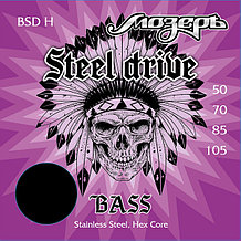 Комплект струн для 4-х струнной бас-гитары, сталь, 50-105, Мозеръ BSD-H