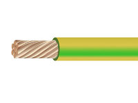 Провод с медной жилой с изоляцией из ПВХ пластиката (желто-зеленый) ПуГВ 1*2,5