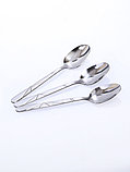 Ложки чайные набор 3 шт. MALLONY ROMA из нержавеющей стали, фото 2