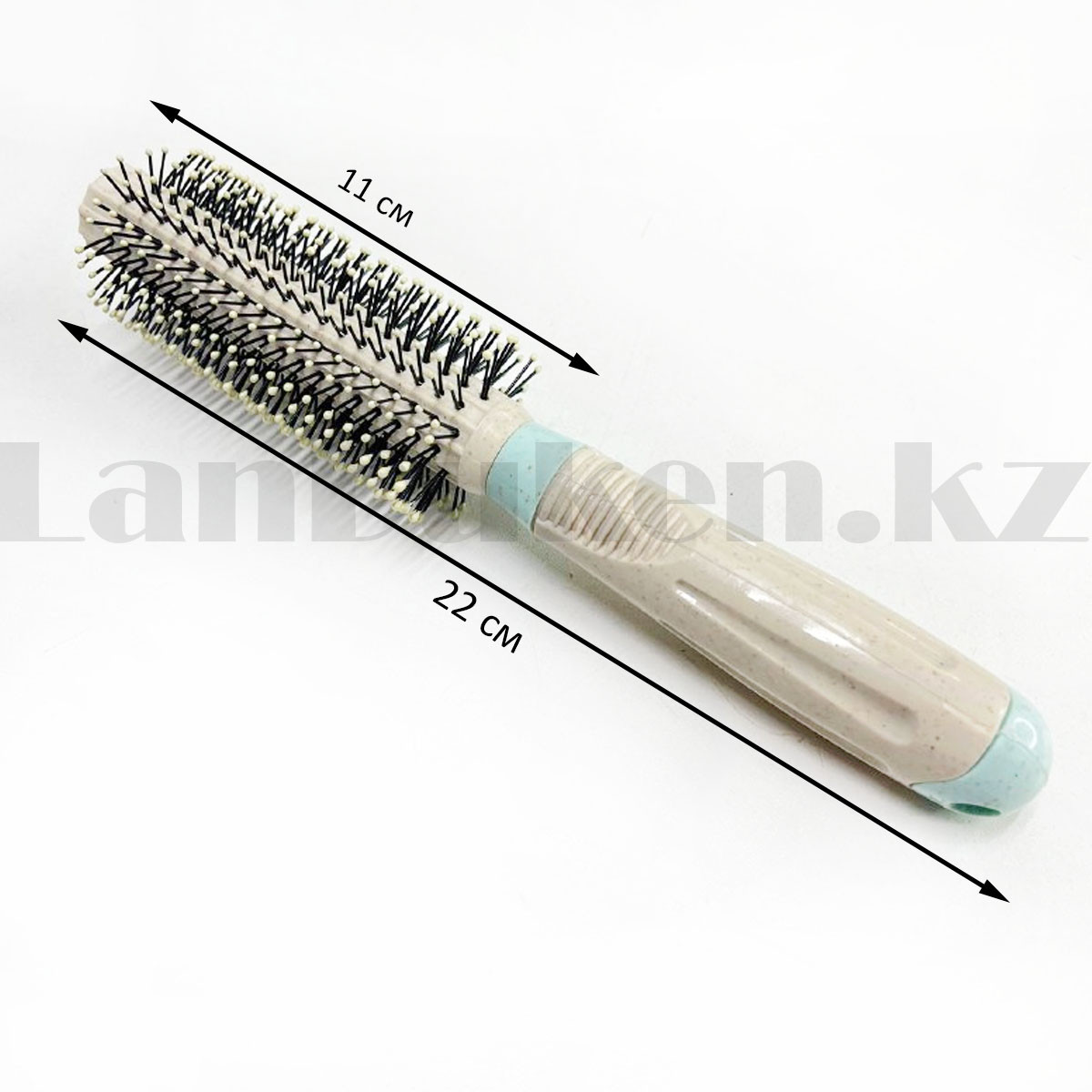 Расческа брашинг с пластиковой ручкой бежевая - фото 2 - id-p108210573