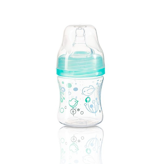 Бутылка с широким горлом 0+ BabyOno 120 мл, BPA-free, фото 1