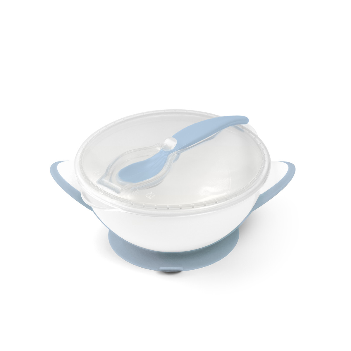 Мисочка с присоской и ложечкой Babyono