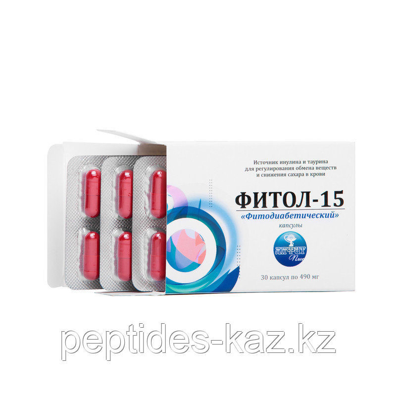 ФИТОЛ-15 Фитодиабетический с таурином №30, фитосбор в капсулах