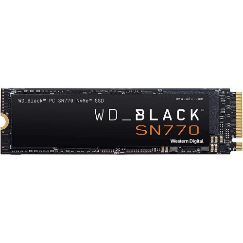 Твердотельный накопитель 250GB SSD WD BLACK SN770 NVMe M.2 WDS250G3X0E - фото 1 - id-p108212613