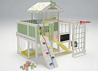Игровой комплекс для дома Савушка Baby 8 (Оливковый)