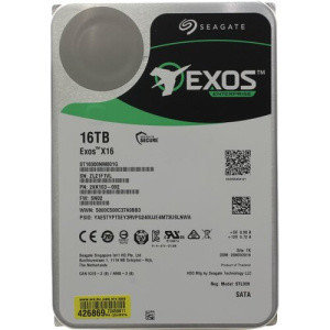 Жесткий диск HDD 16 Tb SATA 6Gb/s Seagate Exos X16 ST1600NM001G 3.5'' 7200rpm 256Mb, фото 2