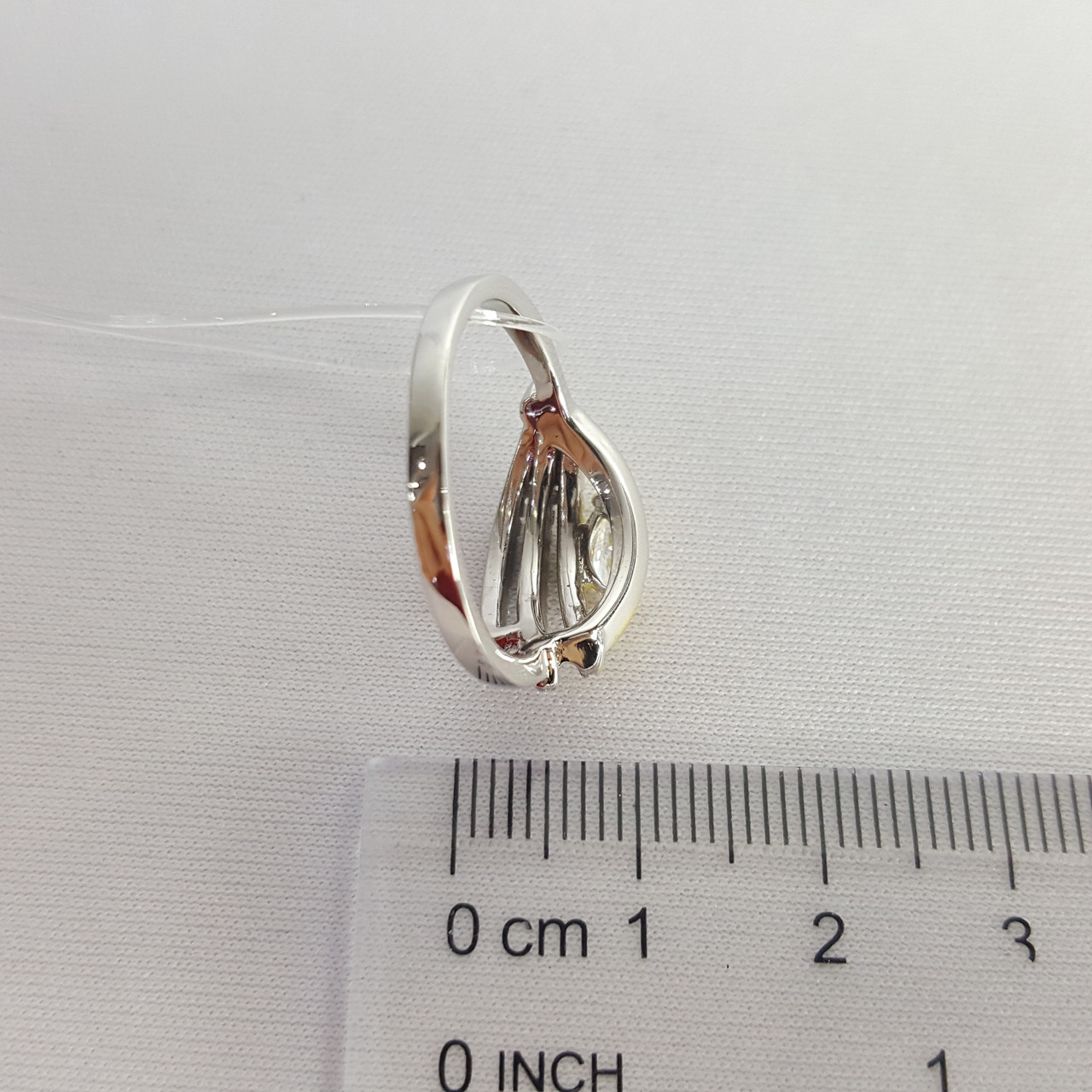 Кольцо Италия J818 серебро с родием - фото 3 - id-p108215567