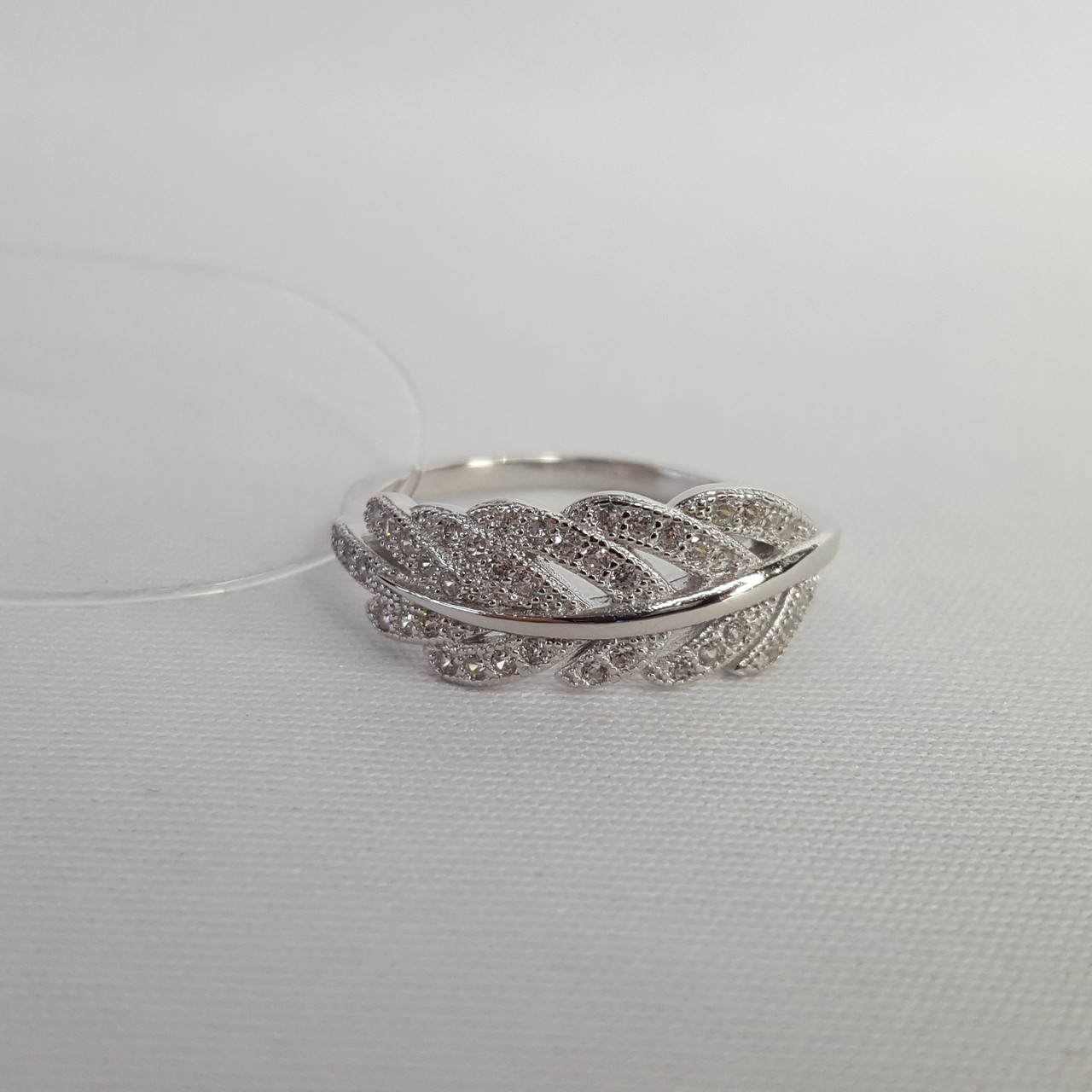 Кольцо Италия J817 серебро с родием - фото 1 - id-p108215570