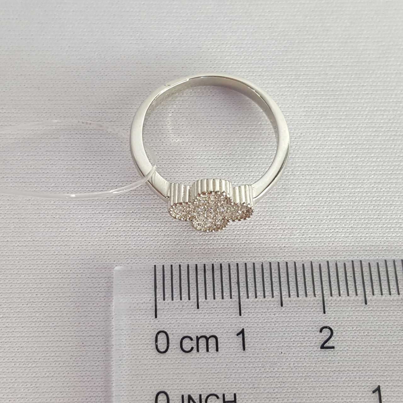 Кольцо Италия J686 серебро с родием - фото 3 - id-p108215611