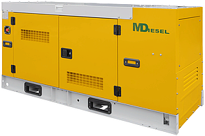 Резервный дизельный генератор МД АД-16С-400-1РКМ29 в шумозащитном кожухе