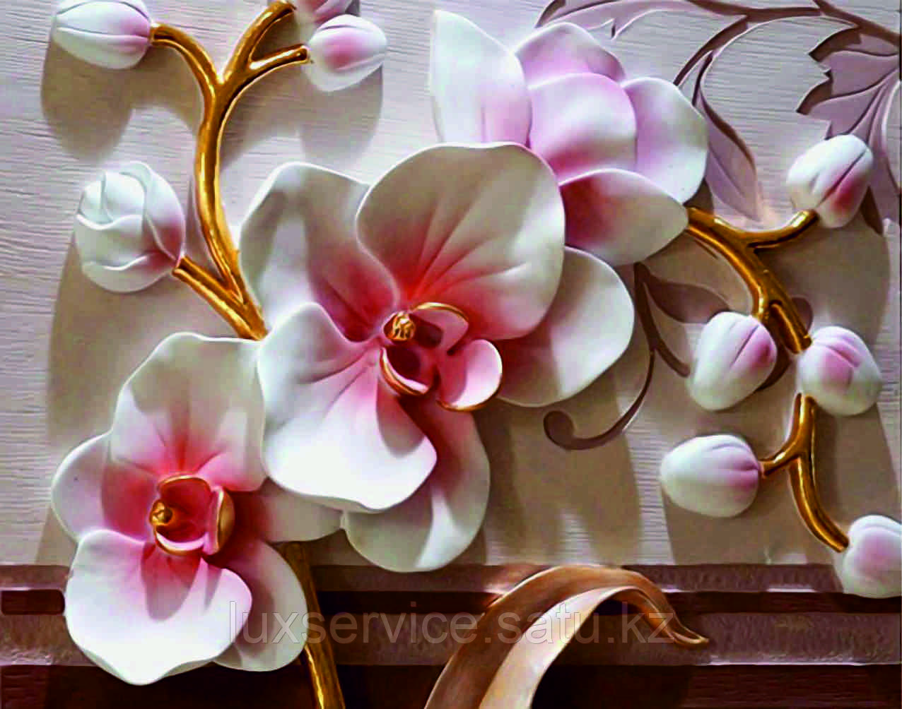 Обои 3D цветы (ветка орхидеи) - фото 1 - id-p108215717